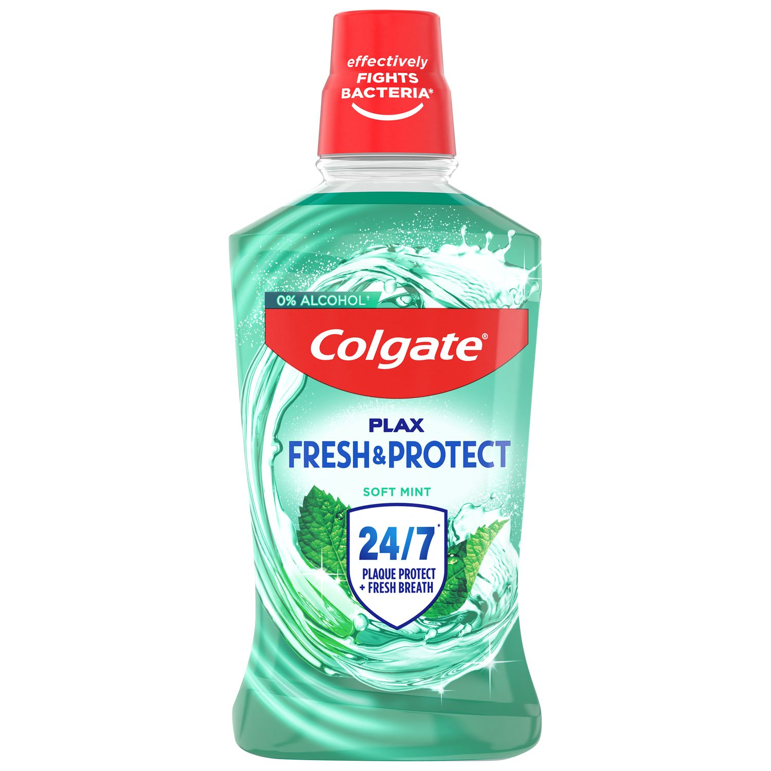 Collutorio Colgate Plax menta fresca senza alcol