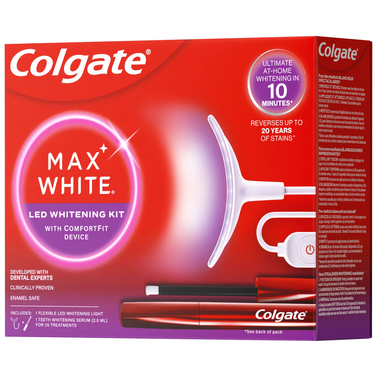 Colgate Max White Ultimate At Home LED Teeth Whitening Kit