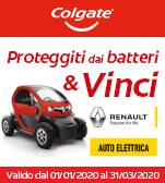 Colgate ti regala n° 1 city car elettrica Renault Twizy life 45 Colgate ti regala n° 1 city car elettrica Renault Twizy life 45