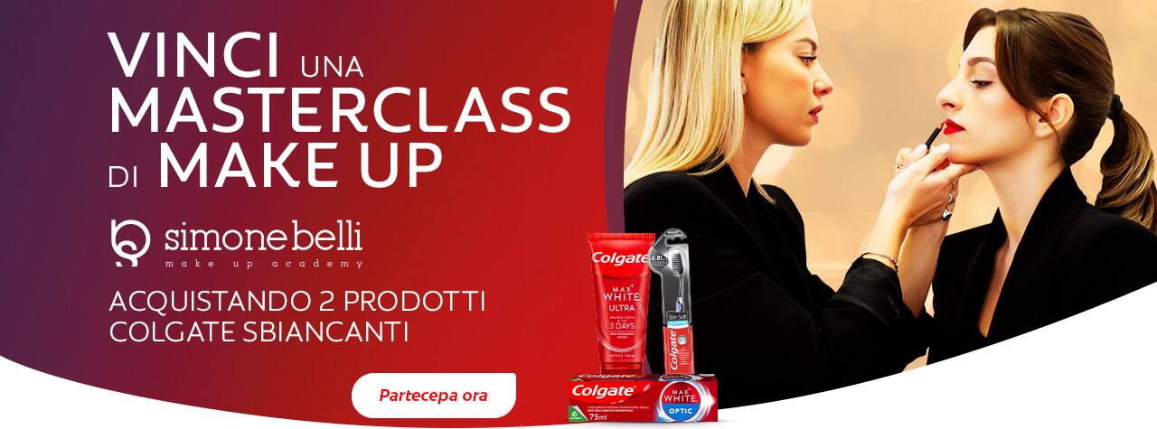 Vinci una masterclass di make up