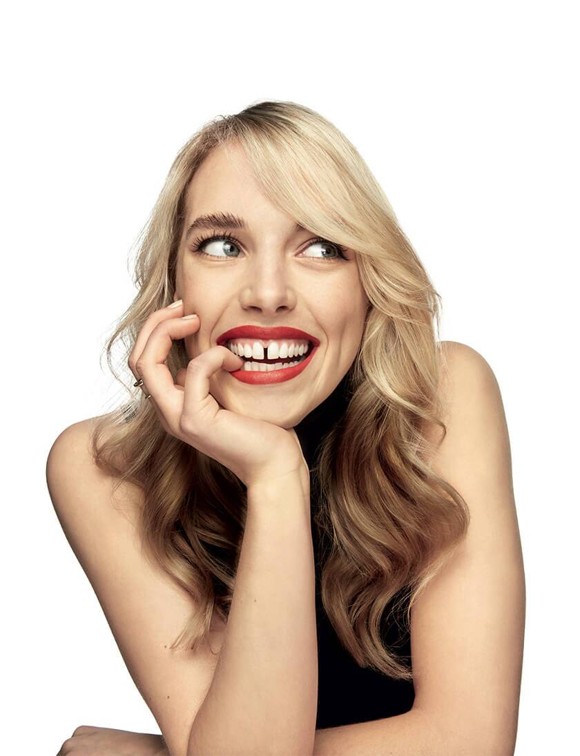 "Non avere l'apparecchio non è un rimpianto, è la mia fortuna." Becca