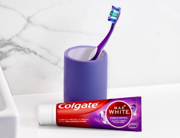 Crema de dientes purple reveal