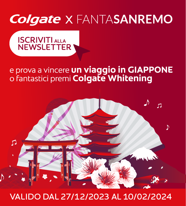 Colgate x Fantasanremo promotion image