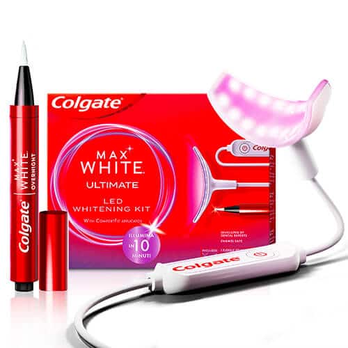 Colgate max white led whitening kit