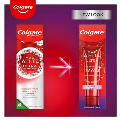 Colgate Max White Luminous dentifricio per denti bianchi e splendenti